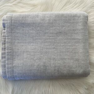 RH Restoration Hardware Cotton & Linen Gray Shower Curtain 72” x 80” Long